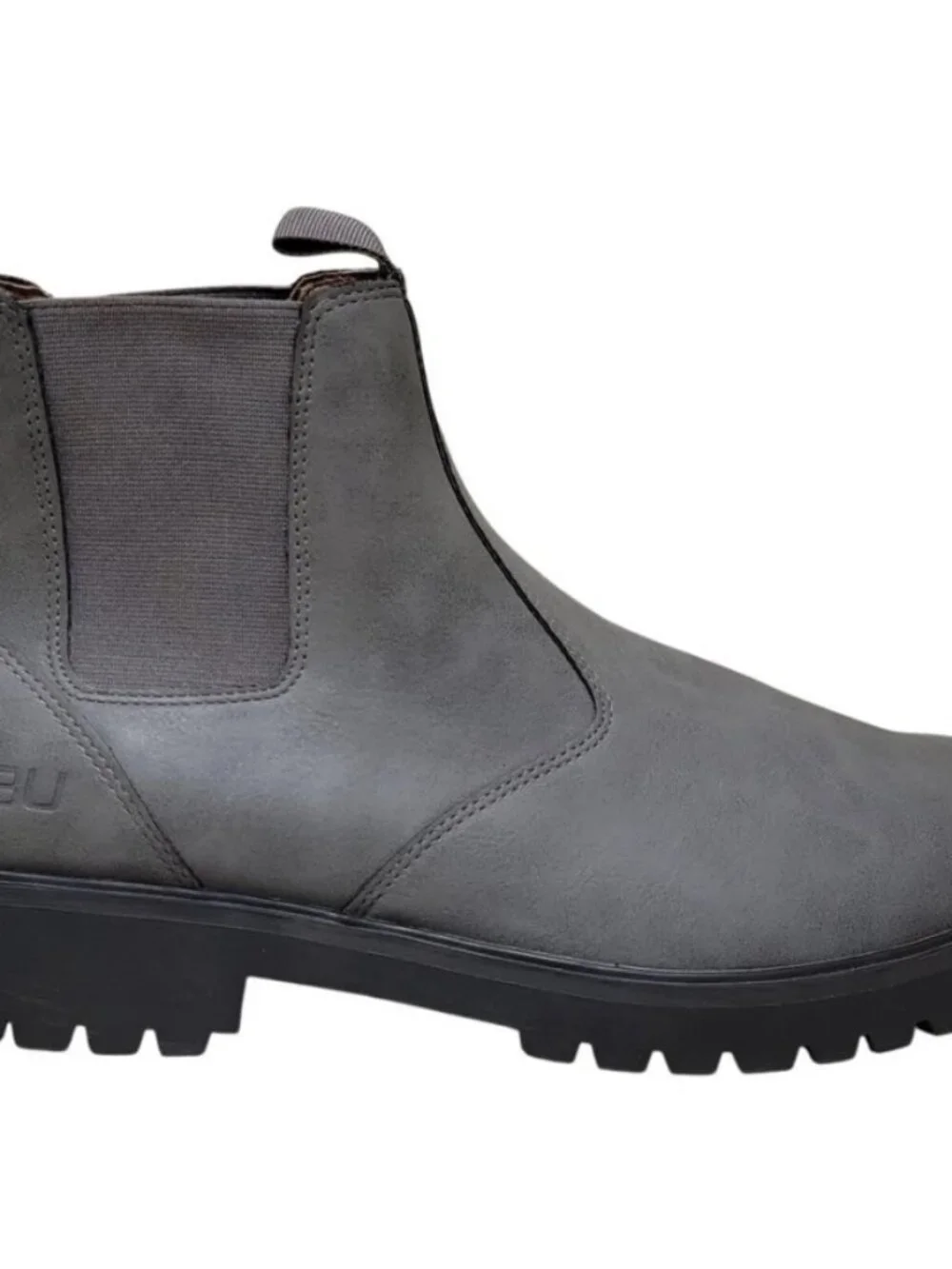 JBU Kai Water Resistant Chelsea Boot Gray Leather Pull-On Size 10M